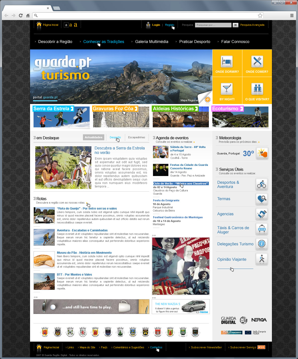 Tourism portal