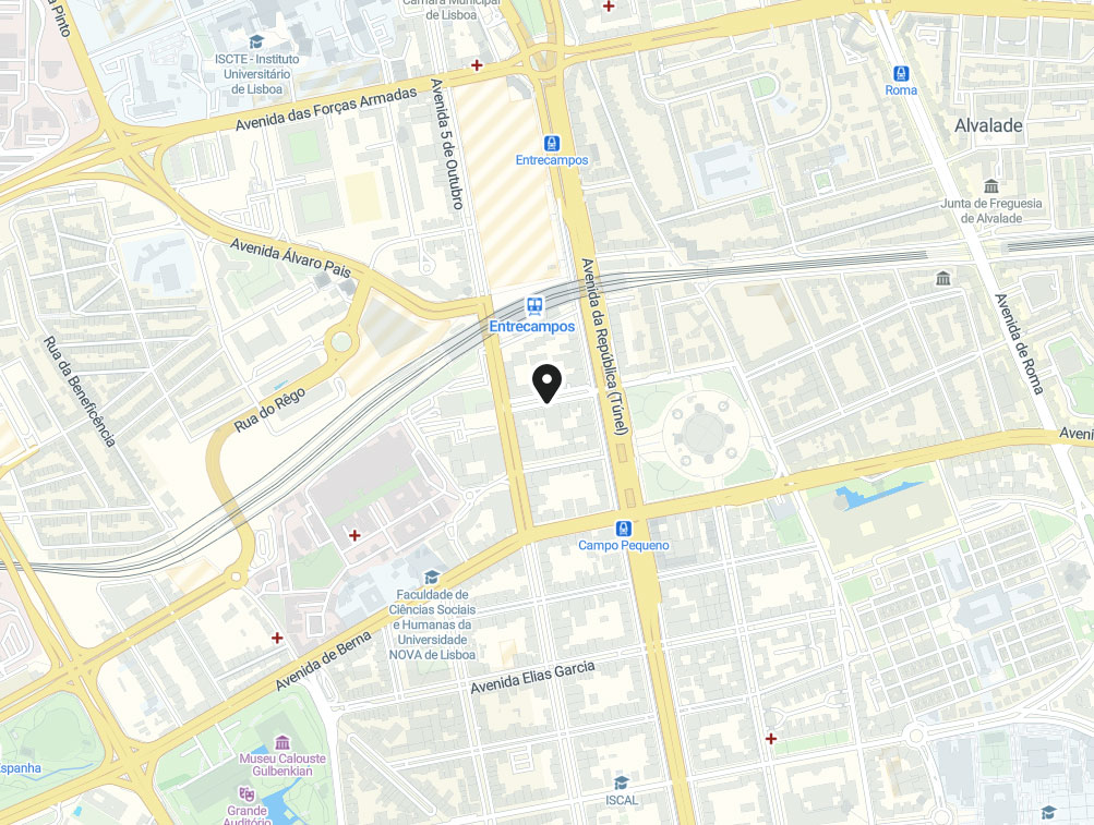 Map of Oceanlab location - Avenida António Serpa, 32, Lisbon